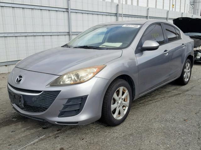 JM1BL1SG8A1190156 - 2010 MAZDA 3 I GRAY photo 2