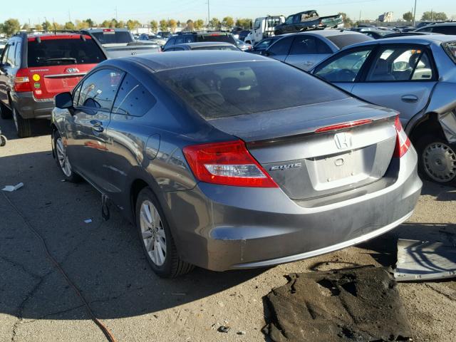 2HGFG3B01CH512596 - 2012 HONDA CIVIC EXL BLUE photo 3