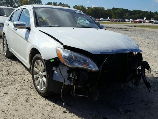 1C3CCBCB4DN588768 - 2013 CHRYSLER 200 LIMITE WHITE photo 1