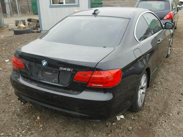 WBAKE5C58BE573410 - 2011 BMW 328 I SULE BLACK photo 4