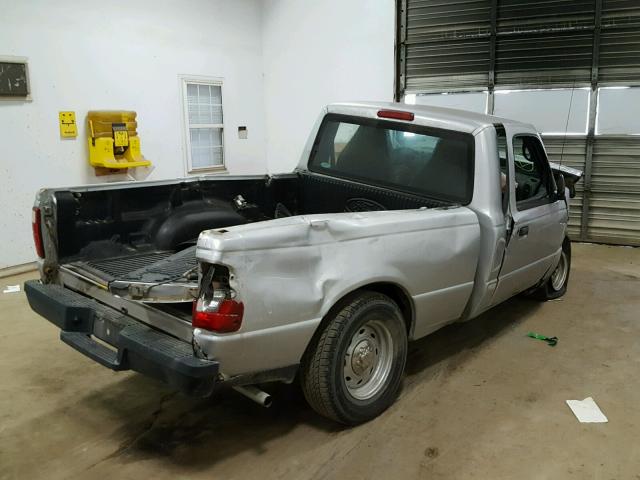 1FTYR10D25PA63097 - 2005 FORD RANGER SILVER photo 4