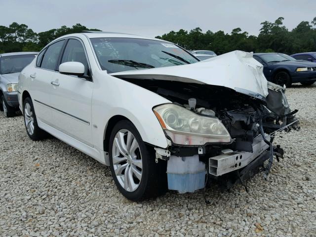 JNKAY01E18M605879 - 2008 INFINITI M35 BASE WHITE photo 1