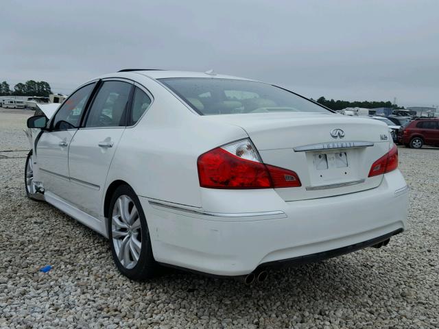 JNKAY01E18M605879 - 2008 INFINITI M35 BASE WHITE photo 3