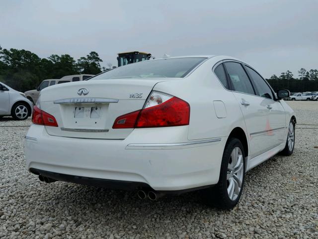 JNKAY01E18M605879 - 2008 INFINITI M35 BASE WHITE photo 4