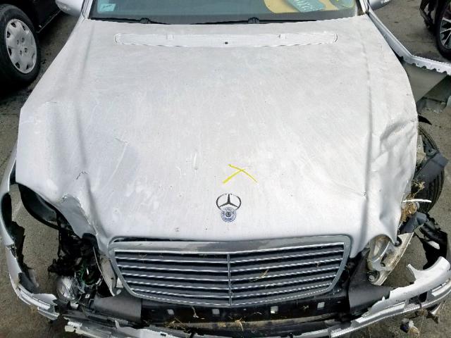 WDBUF56J66A846471 - 2006 MERCEDES-BENZ E 350 SILVER photo 7