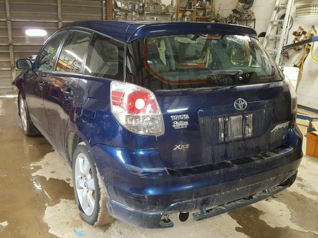 2T1KY32E06C550258 - 2006 TOYOTA COROLLA MA BLUE photo 3