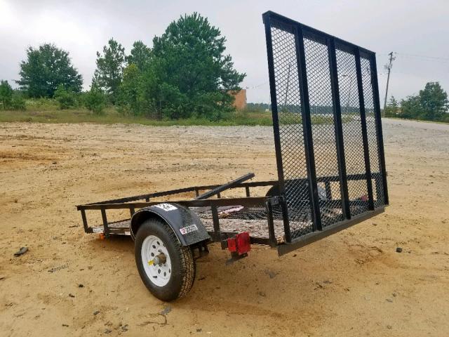 4YMBU0819JG053764 - 2018 UTILITY TRAILER BLACK photo 3