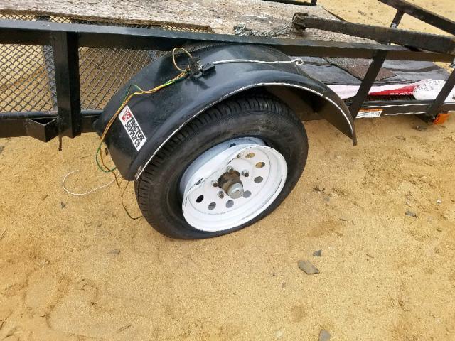 4YMBU0819JG053764 - 2018 UTILITY TRAILER BLACK photo 9