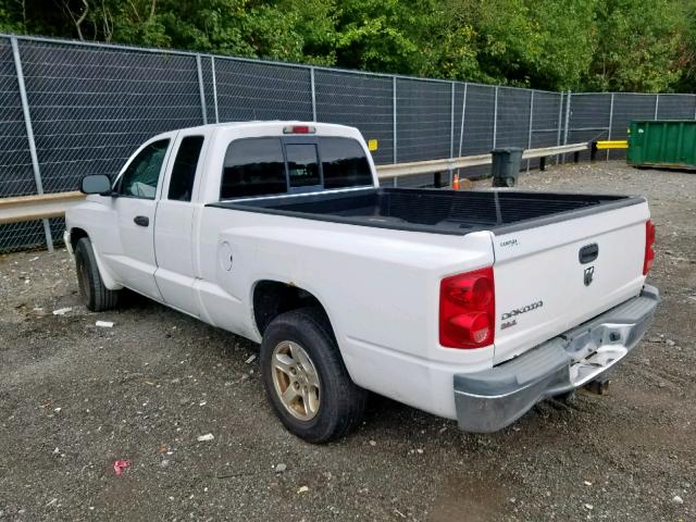 1D7HE42K26S569333 - 2006 DODGE DAKOTA SLT WHITE photo 3