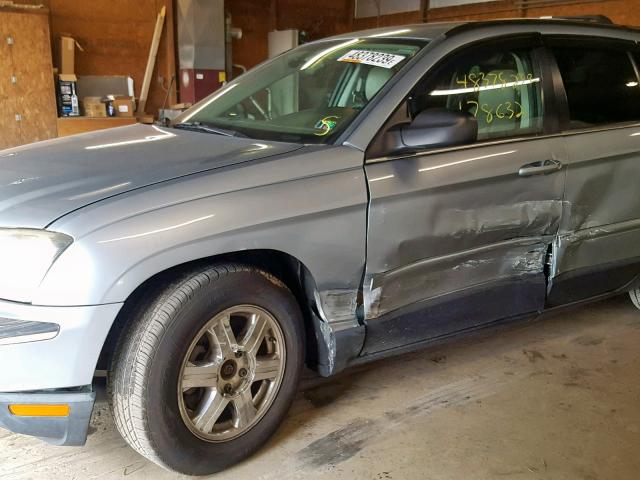 2C8GF68424R619779 - 2004 CHRYSLER PACIFICA BLUE photo 10