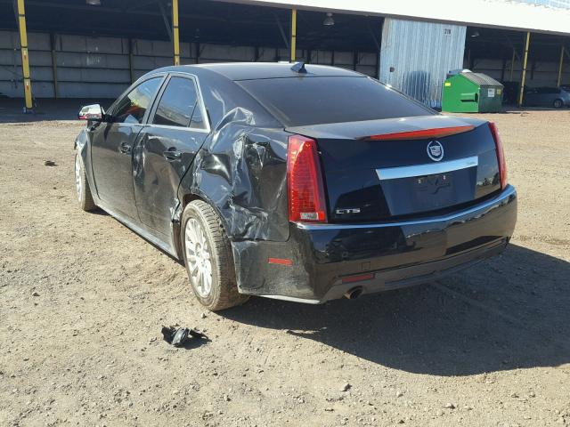 1G6DE5E50D0102069 - 2013 CADILLAC CTS LUXURY BLACK photo 3