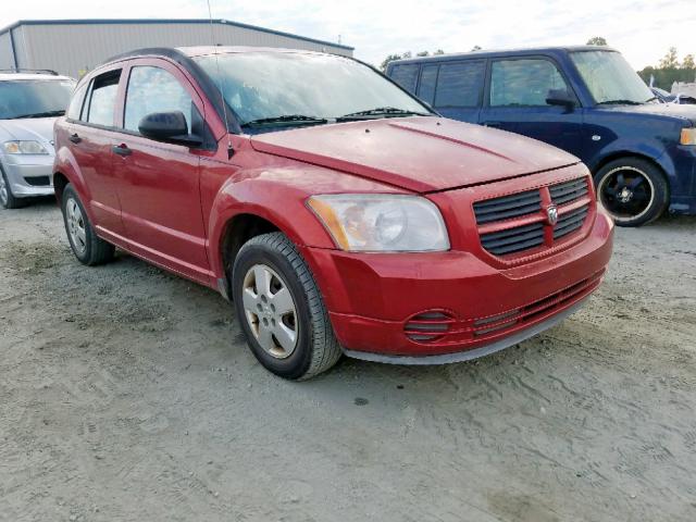 1B3HB28B67D127970 - 2007 DODGE CALIBER RED photo 1