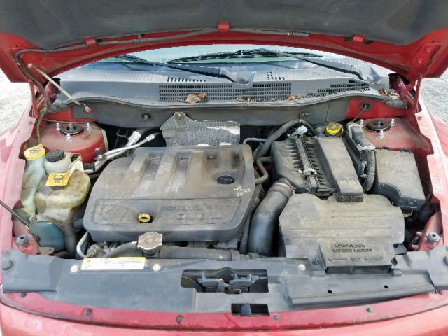 1B3HB28B67D127970 - 2007 DODGE CALIBER RED photo 7