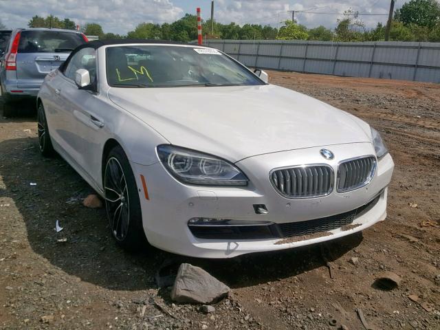 WBAYP9C55DD168898 - 2013 BMW 650 I WHITE photo 1