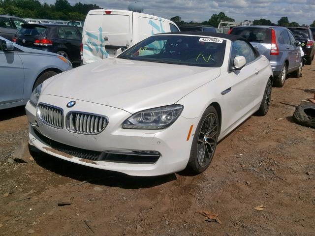 WBAYP9C55DD168898 - 2013 BMW 650 I WHITE photo 2