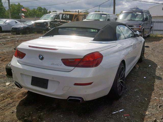 WBAYP9C55DD168898 - 2013 BMW 650 I WHITE photo 9