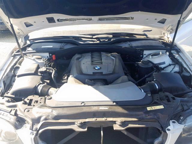 WBAHN83577DT67066 - 2007 BMW 750 WHITE photo 7