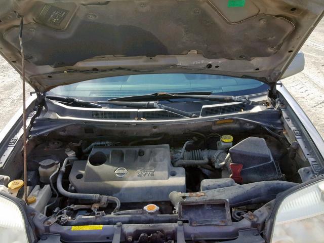 JN8BT08V86W212767 - 2006 NISSAN X-TRAIL XE GRAY photo 7