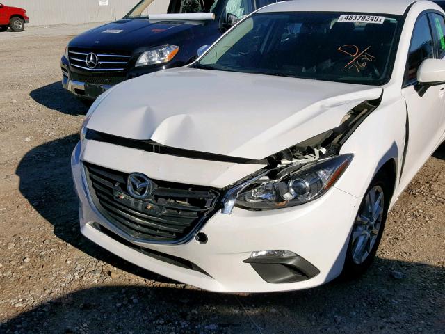 JM1BM1V70E1127681 - 2014 MAZDA 3 TOURING WHITE photo 9