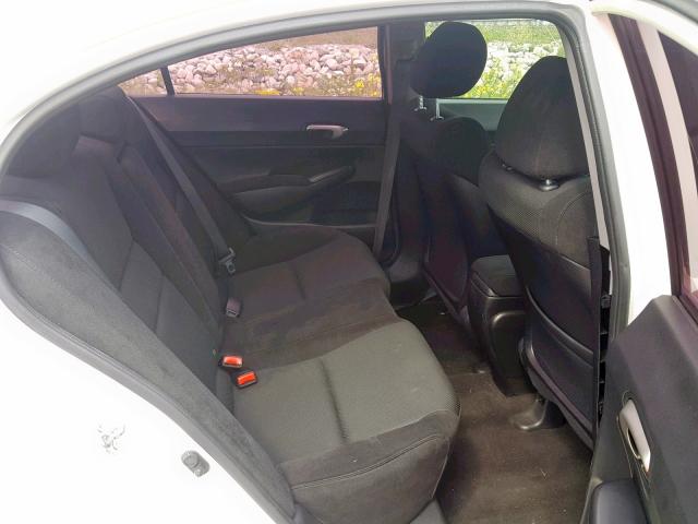 2HGFA1F60AH029974 - 2010 HONDA CIVIC LX-S თეთრი ფოტო 6