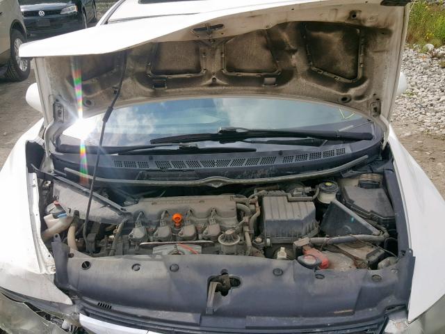2HGFA1F60AH029974 - 2010 HONDA CIVIC LX-S თეთრი ფოტო 7