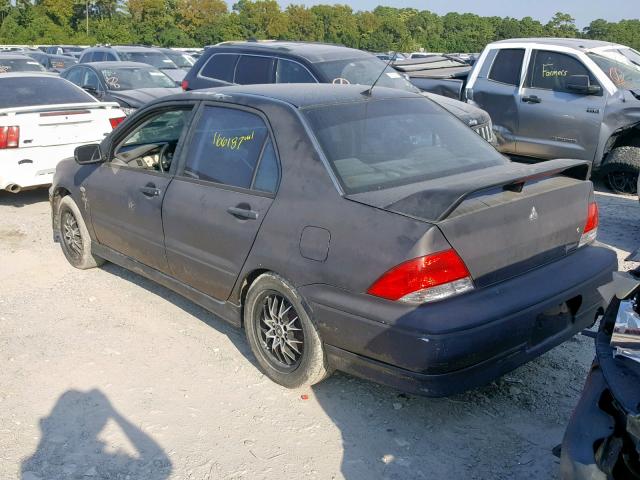 JA3AJ86E93U120670 - 2003 MITSUBISHI LANCER OZ BLACK photo 3