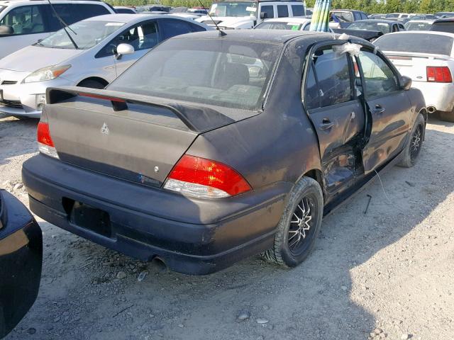 JA3AJ86E93U120670 - 2003 MITSUBISHI LANCER OZ BLACK photo 4