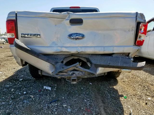 1FTYR14U77PA59124 - 2007 FORD RANGER SUP SILVER photo 9