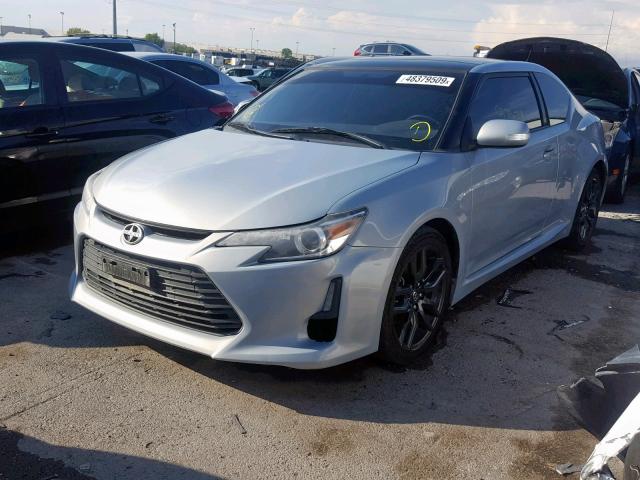 JTKJF5C72E3067528 - 2014 TOYOTA SCION TC ლურჯი ფოტო 2