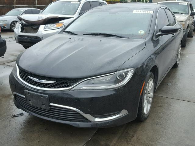 1C3CCCAB9FN710228 - 2015 CHRYSLER 200 LIMITE BLACK photo 2