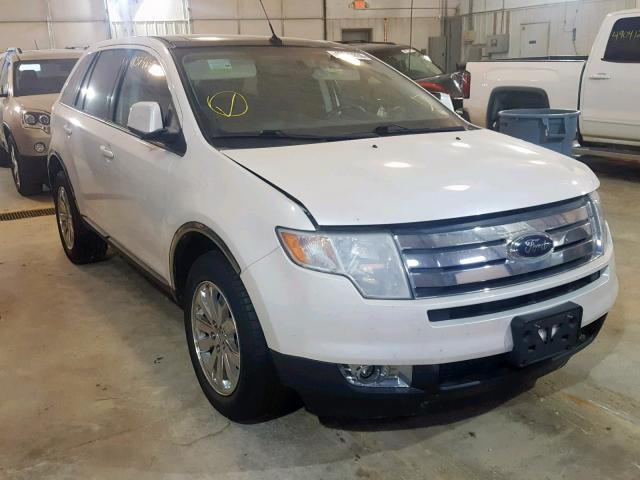 2FMDK3JC7ABA19355 - 2010 FORD EDGE SEL WHITE photo 1