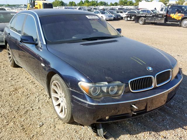 WBAGN635X4DS55292 - 2004 BMW 745 LI BLUE photo 1