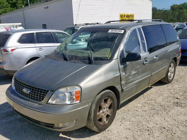 2FMZA58246BA10850 - 2006 FORD FREESTAR L GREEN photo 2