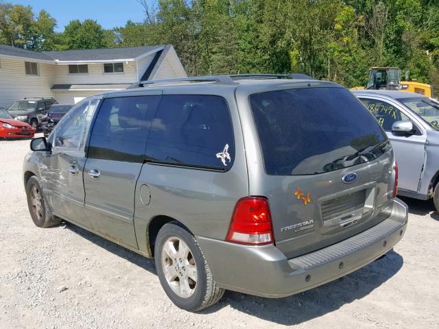 2FMZA58246BA10850 - 2006 FORD FREESTAR L GREEN photo 3