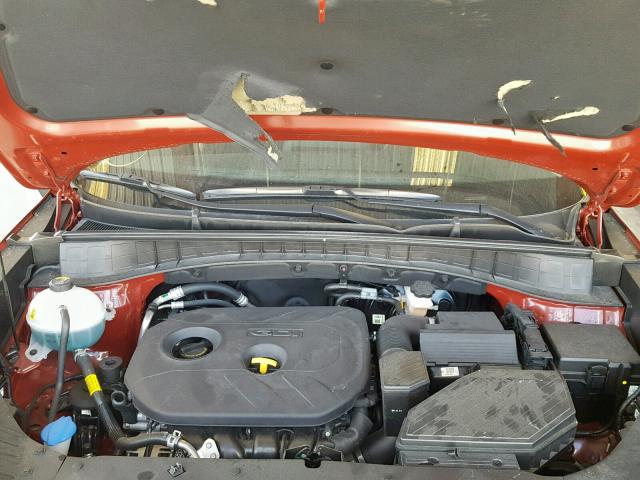 KM8J23A40KU886555 - 2019 HYUNDAI TUCSON SE RED photo 7