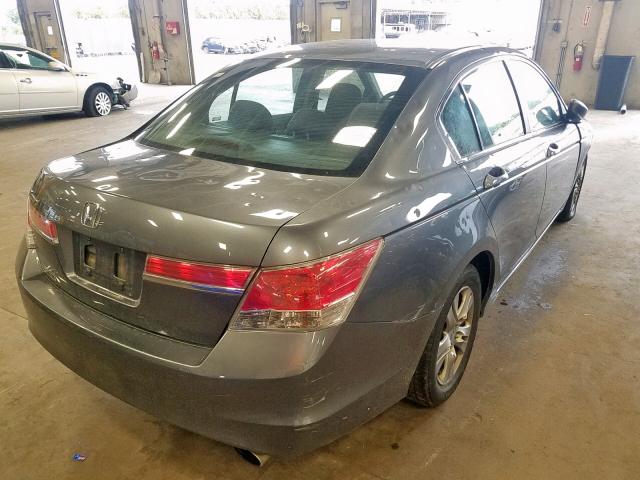 1HGCP2F4XCA052220 - 2012 HONDA ACCORD LXP GRAY photo 4