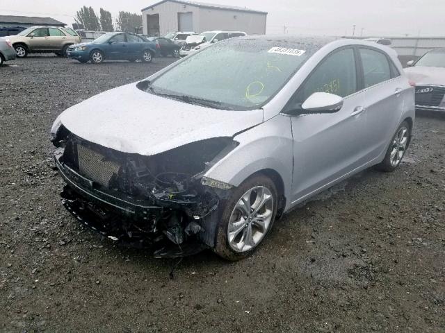 KMHD35LE8DU149361 - 2013 HYUNDAI ELANTRA GT SILVER photo 2