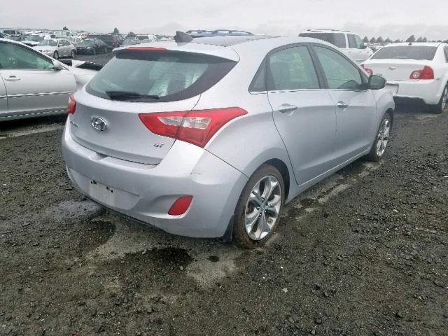 KMHD35LE8DU149361 - 2013 HYUNDAI ELANTRA GT SILVER photo 4