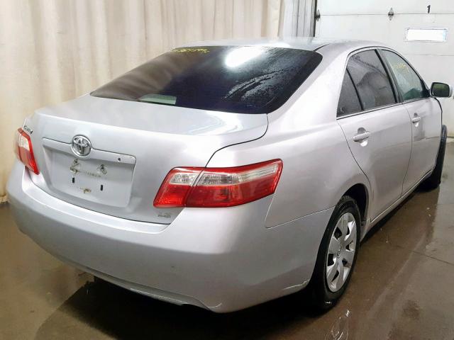 4T1BE46K17U580139 - 2007 TOYOTA CAMRY NEW SILVER photo 4