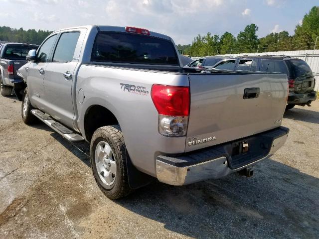 5TBDV58148S517445 - 2008 TOYOTA TUNDRA CRE SILVER photo 3