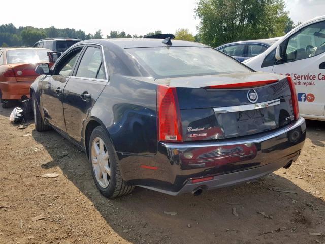 1G6DS57V090121024 - 2009 CADILLAC CTS HI FEA BLACK photo 3