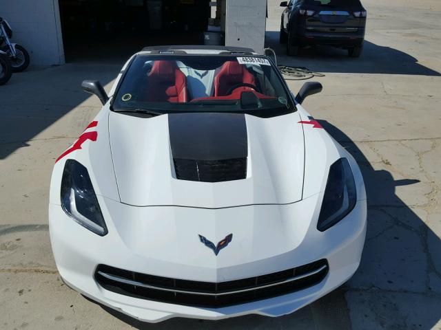 1G1YM3D7XE5130354 - 2014 CHEVROLET CORVETTE S WHITE photo 6