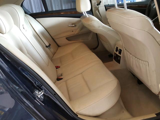 WBANV13528BZ48093 - 2008 BMW 528 XI BLUE photo 6