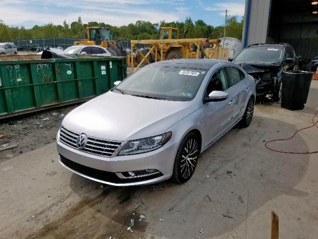 WVWGU7AN6EE528769 - 2014 VOLKSWAGEN CC VR6 4MO SILVER photo 2