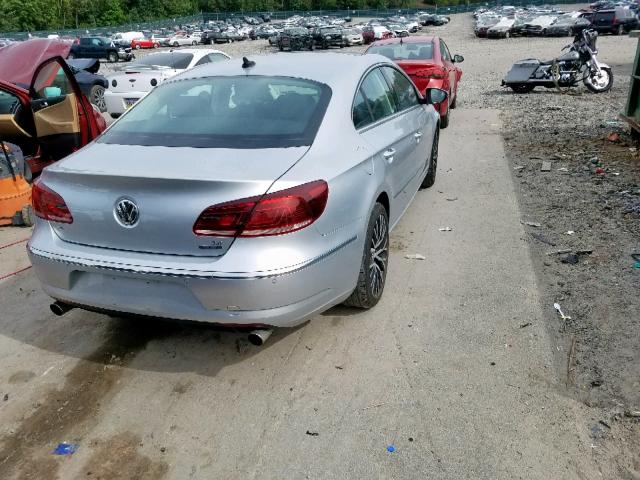 WVWGU7AN6EE528769 - 2014 VOLKSWAGEN CC VR6 4MO SILVER photo 4