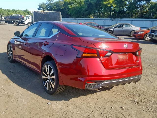 1N4BL4CW2KN318897 - 2019 NISSAN ALTIMA SR RED photo 3