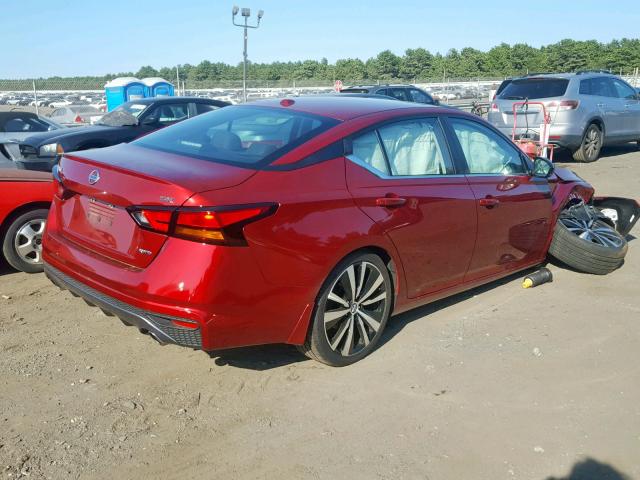 1N4BL4CW2KN318897 - 2019 NISSAN ALTIMA SR RED photo 4