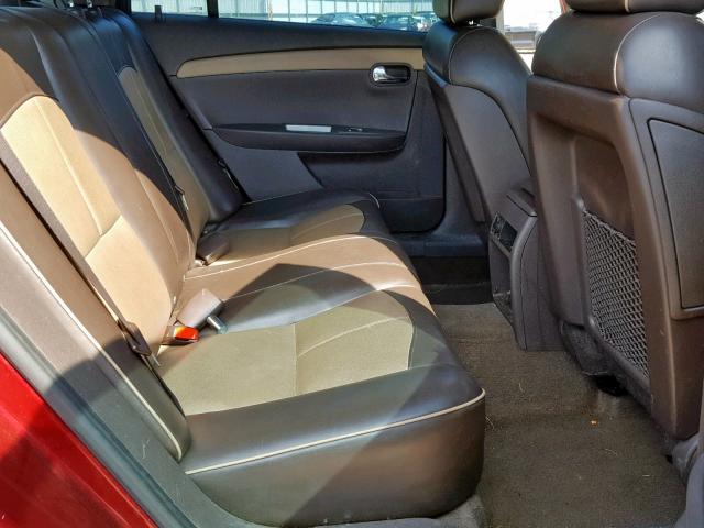 1G1ZK57728F260077 - 2008 CHEVROLET MALIBU LTZ წითელი ფოტო 6