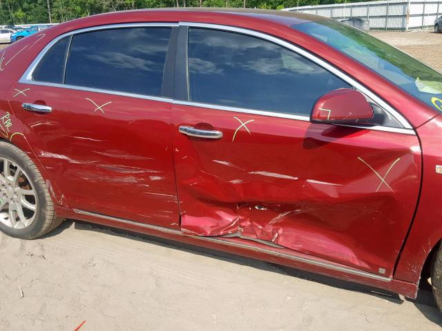 1G1ZK57728F260077 - 2008 CHEVROLET MALIBU LTZ წითელი ფოტო 9