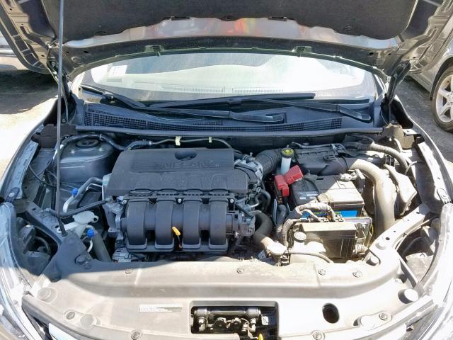 3N1AB7AP3GY209738 - 2016 NISSAN SENTRA S GRAY photo 7